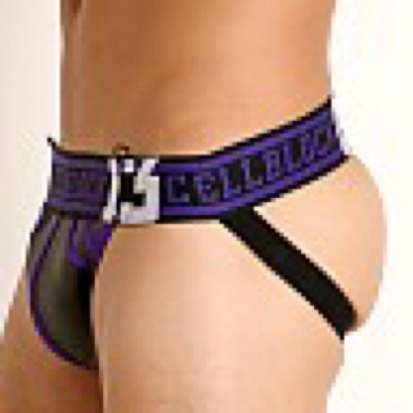 NWT Hard to Find! CellBlock 13 Sniper Purple Jock with Side Pocket Sz XL - Picture 4 of 9